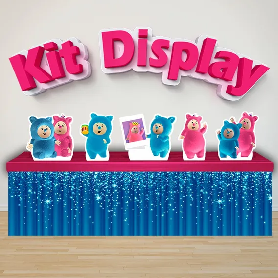 Kit Com 5 Displays Totens De Mesa Billy E Bambam Foto 1