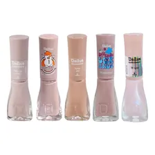 Kit Com 5 Esmaltes Dailus Tons Nudes E Claros Elegantes Foto  mini 1