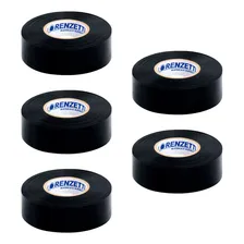 Kit Com 5 Fitas Isolantes 20m 19mm Preta Legrand Lorenzetti Cor Preto Lisa Foto  mini 1