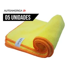 Kit Com 5 Flanelas De Microfibra Autoamerica Premium 60x40 Foto mini 1