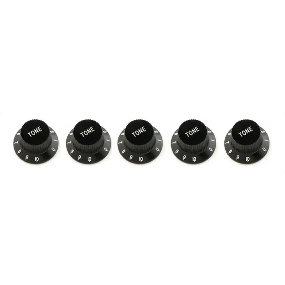 Kit Com 5 Knobs Tone Preto P/ Guitarra Foto 1