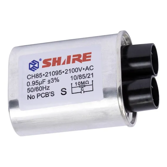 Kit Com 5 Peças Capacitor Para Microondas 0,95uf 2100v Foto 1