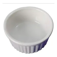 Kit Com 5 Potes Para Molho Ramequim 77ml Em Porcelana Foto mini 3