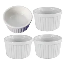 Kit Com 5 Potes Para Molho Ramequim 77ml Em Porcelana Foto mini 1