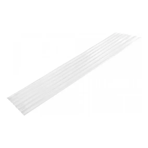 Kit Com 5 Telhas Policarbonato 244cm X 50cm Foto 1