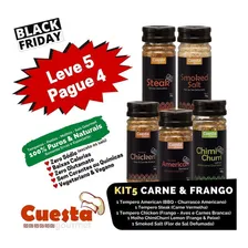Kit Com 5 Temperos Cuesta Com Sabores Para Carne E Frango Foto mini 2