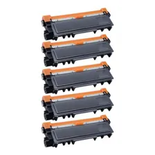 Kit Com 5 Toner Compativel Brother Tn2370 Tn2340 Tn660 L2540 Tinta Preto Foto mini 2