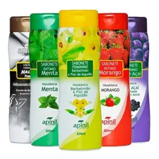 Kit com 5 unidades Sabonetes íntimos femininos Apinil Diversas fragrâncias Foto  mini 1