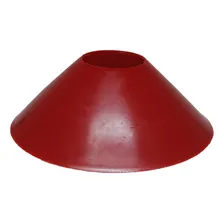 Kit Com 50 Unidades Cone Demarcatório Half Cone Chapéuchinês Foto mini  3