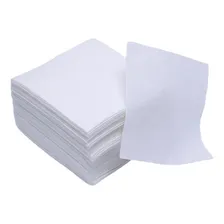 Kit Com 50 Unidades Panos Descartaveis Liso Branco Ober Foto mini 1