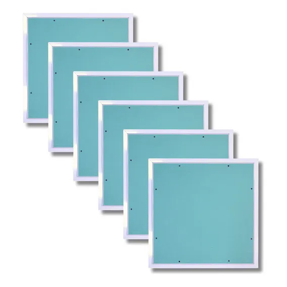 Kit Com 6 Alçapão 60x60 Para Forro Gesso Drywall Tampa Click Foto 1
