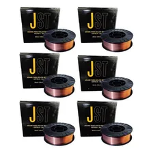 Kit Com 6 Arame Mig Diâmetro - 0,80mm - 5kg - Jst Foto mini 1