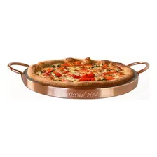Kit Com 6 Formas De Pizza De Pedra Sabão Tamanho 27 Cm Cor Cinza Clarp Foto mini  2