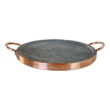 Kit Com 6 Formas De Pizza De Pedra Sabão Tamanho 27 Cm Cor Cinza Clarp Foto mini 4