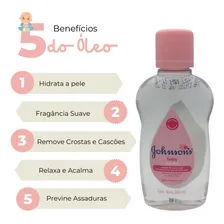 Kit Com 6 Óleo Johnsons Massageador Baby Pura Proteção Foto mini  3