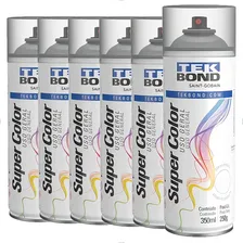 Kit Com 6 Tintas Spray Verniz Fosco 350ml Tekbond Foto mini 1