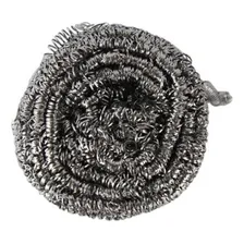 Kit Com 6 Un Esponja De Aço Inox Bucha Tira Sujeira Grossa Foto mini  3