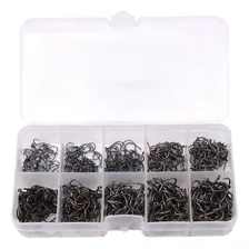 Kit Com 600 Anz贸is A莽o Carbono #3 Ao #12 + Caixa Pesca Anzol Foto mini 1