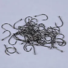 Kit Com 600 Anz贸is A莽o Carbono #3 Ao #12 + Caixa Pesca Anzol Foto mini 3