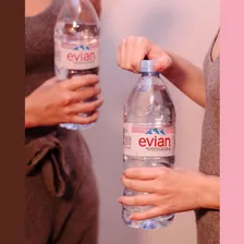 Kit Com 6un Água Mineral S/ Gás Francesa Evian Pet 1 Litro Foto mini 4