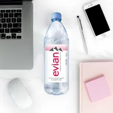 Kit Com 6un Água Mineral S/ Gás Francesa Evian Pet 1 Litro Foto mini  3