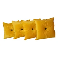 Kit Com Duas Almofadas Decorativas Cheias Em Veludo Foto mini  3