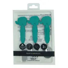 Kit Com Faca Garfo E Colher Infantil Elefante - Marcus & Ma Foto mini 2