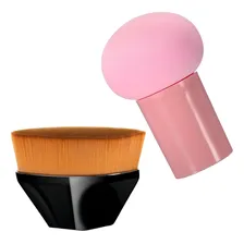 Kit Com Pincel Hexagonal E Esponja Cogumelo Foto  mini 1
