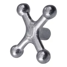 Kit Com Triangulo E Cruzeta Puxa Saco Metal Bilhar Sinuca Foto mini  3
