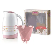 Kit Combo Garrafa Térmica Branca 700ml Sanremo + Filtro Café Foto mini 1