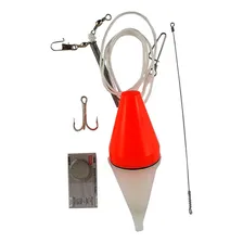 Kit Completo 06 Boia Luminosa Isca Led Pesca De Espada Foto mini  2