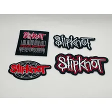 Kit Completo 4 Patchs Bordados Slipknot Banda De Rock Metal Foto mini 1