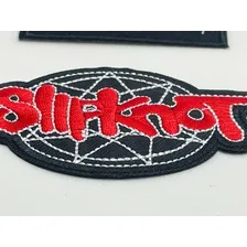 Kit Completo 4 Patchs Bordados Slipknot Banda De Rock Metal Foto mini 3