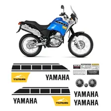 Kit Completo Adesivo Yamaha Tenere 250 2012 Azul Tnr003 Cor ADESIVO LATERAL Foto mini 1