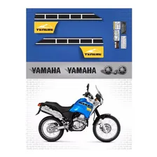 Kit Completo Adesivo Yamaha Tenere 250 2012 Azul Tnr003 Cor ADESIVO LATERAL Foto mini 2
