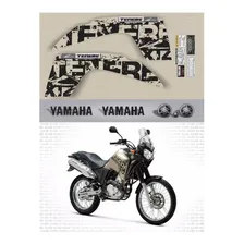 Kit Completo Adesivo Yamaha Tenere 250 2013 Areia Tnr005 Cor PRETA E BRANCA Foto mini 4