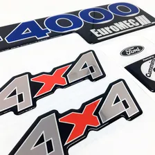 Kit Completo Adesivos Ford F-4000 Euromec + 4x4 + Cummins Foto mini  2