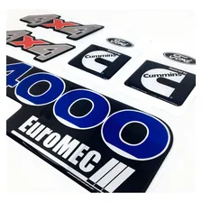 Kit Completo Adesivos Ford F-4000 Euromec + 4x4 + Cummins Foto mini  3