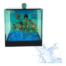 Kit Completo Aquario Beteira Quadrado Patrulha Canina Peixe Foto mini  3
