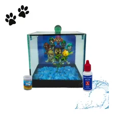 Kit Completo Aquario Beteira Quadrado Patrulha Canina Peixe Foto  mini 1