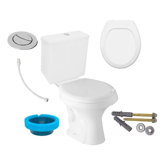 Kit Completo Bacia E Caixa E Acess贸rios 3/6 L Completa Roca Foto 1