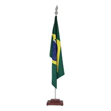 Kit Completo Bandeira Brasil Mastros + Acess贸rios Foto mini 1