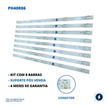 Kit Completo Barras De Led Philco Ph40r86 Ph40r86dsgw Foto mini 1
