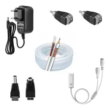 Kit Completo Captação De Áudio Ambiente Para Camera De Cftv Foto mini 1