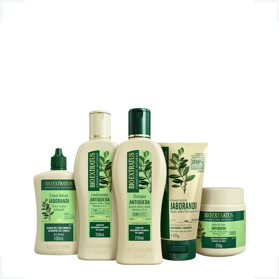 Kit Completo Jaborandi Antiqueda Bio Extratus - 5 Produtos Foto 1