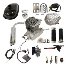 Kit Completo Motor De Bicicleta Motorizada 80cc 2 Tempos Foto  mini 1
