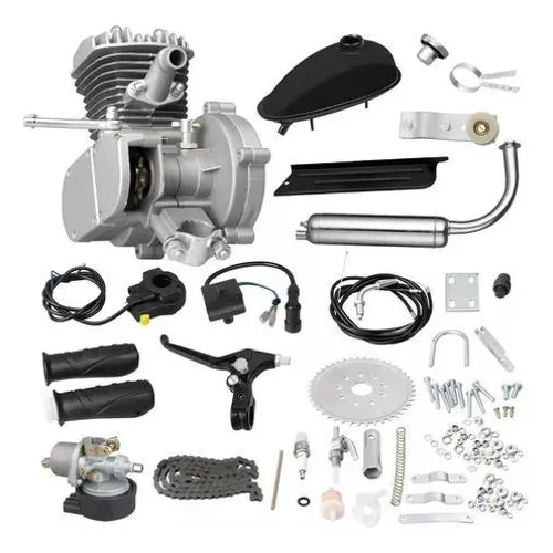 Kit Completo Motor Para Bicicleta Motorizada 80cc Foto 1