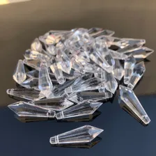 Kit Completo Ponteira Pirulito Cristal AcrÃlico Para Lustres Cor Transparente Foto mini 4