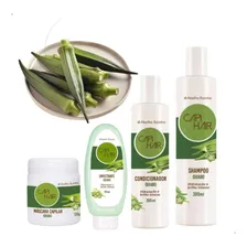 Kit Completo Quiabo Capi Hair Abelha Rainha Shampoo Foto mini 3