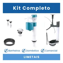 Kit Completo Reparo Universal Caixa Acoplada Descarga Bacia Foto mini 4